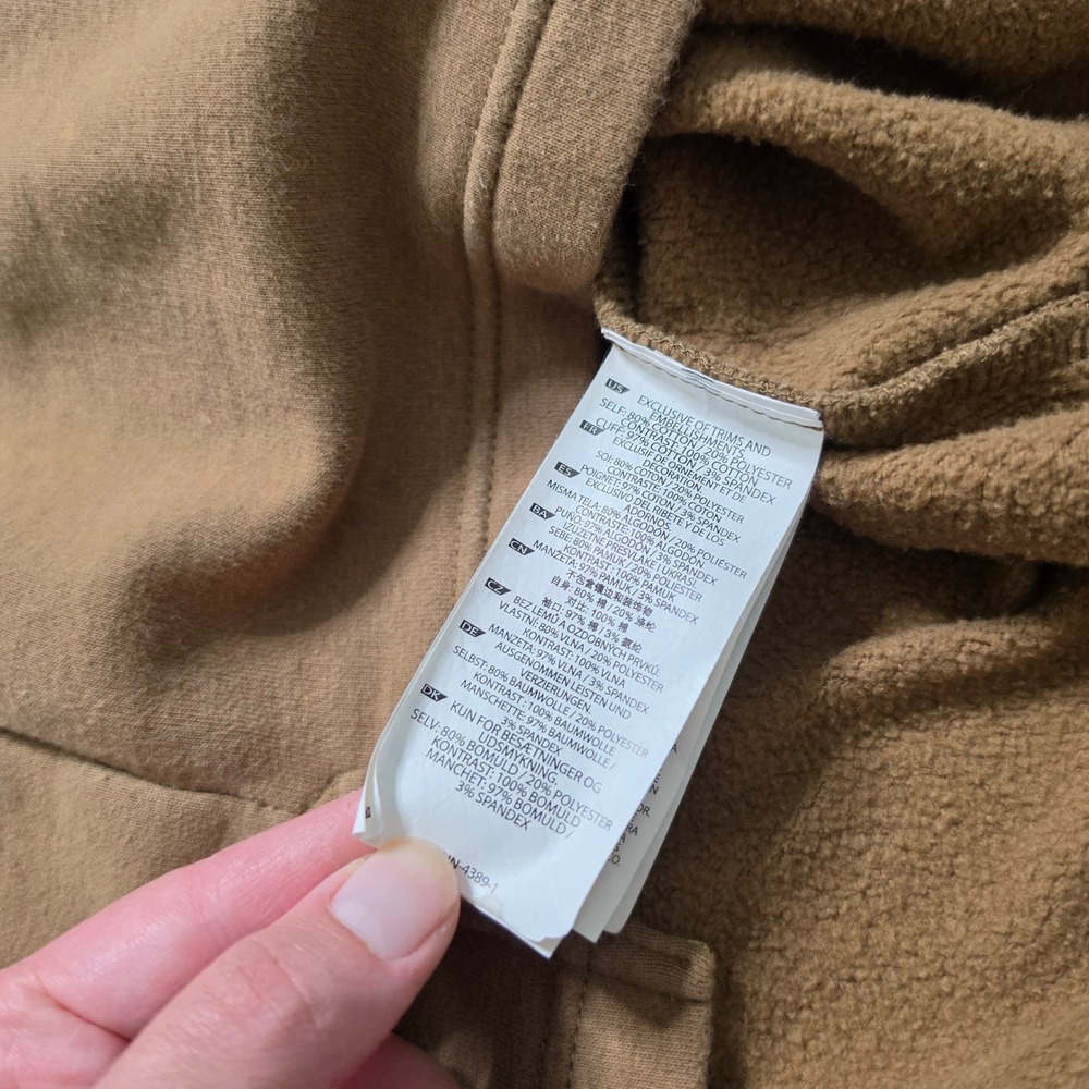 5.11 Tactical Radar Fleece Pullover Tan Mens Large 1/4 Zip Reinforced Elbows - Picture 6 of 8